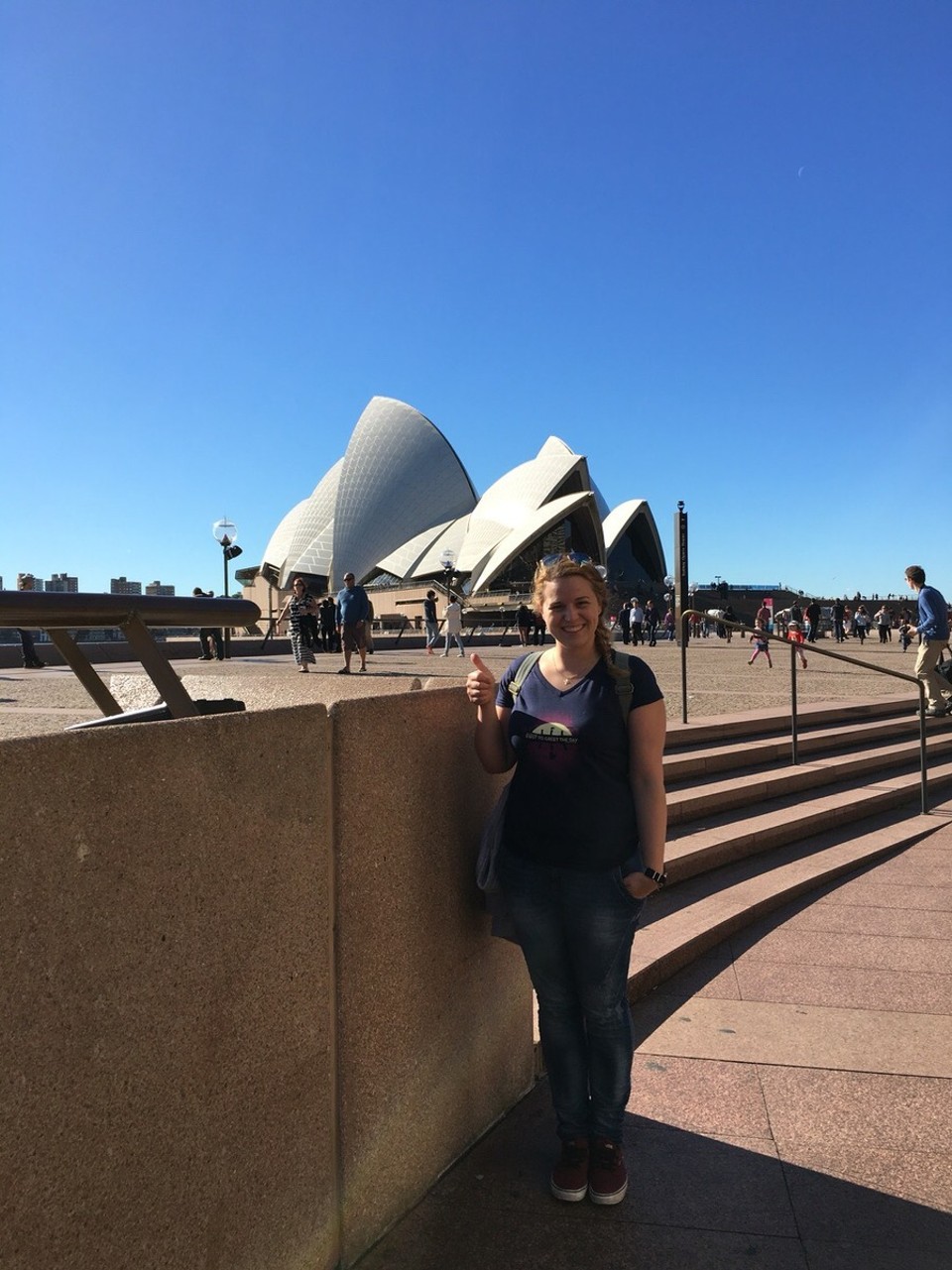 Australia - Sydney - Unerwartet und so glücklich hier zu sein - Daumen hoch für Sydney 