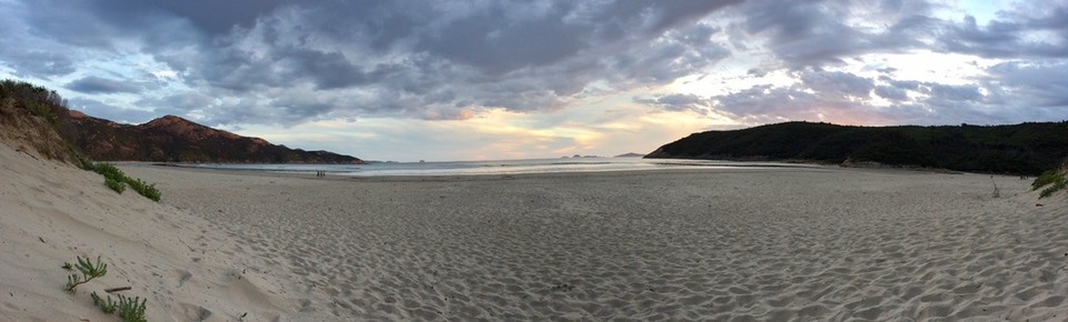 Australia - Tidal River - Beach view. 