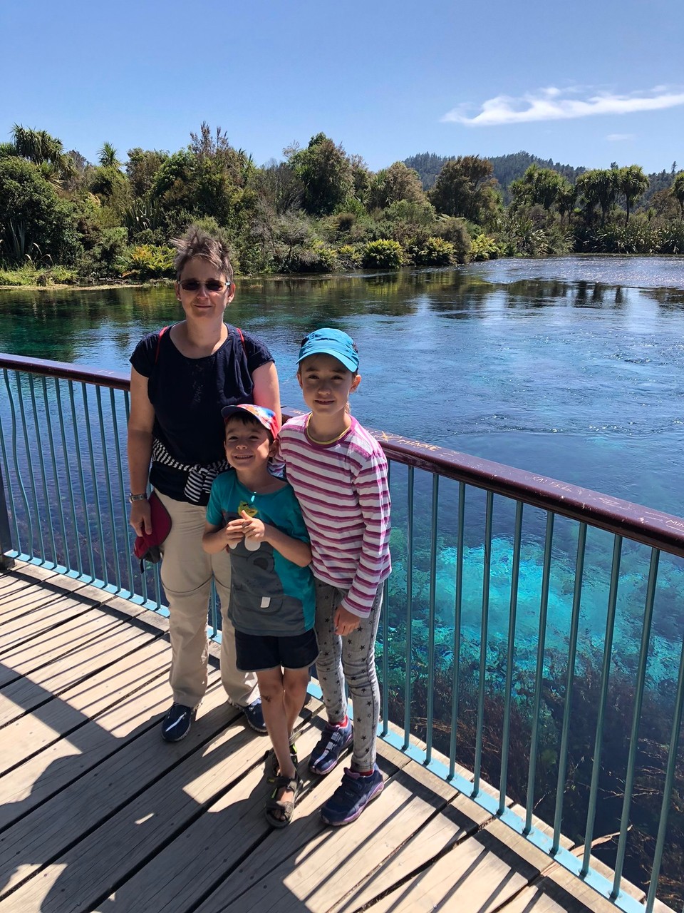 Neuseeland - Takaka - Wir waren bei einer heiligen Quelle. Also die Quelle ist nur für die Maori heilig. 