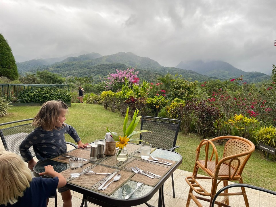 Panama - Santa Fé - Dinner with a view.