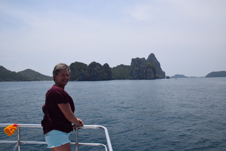 Thailand - Amphoe Mueang Krabi - Heute geht es wieder mit dem Boot auf Entdeckungstour