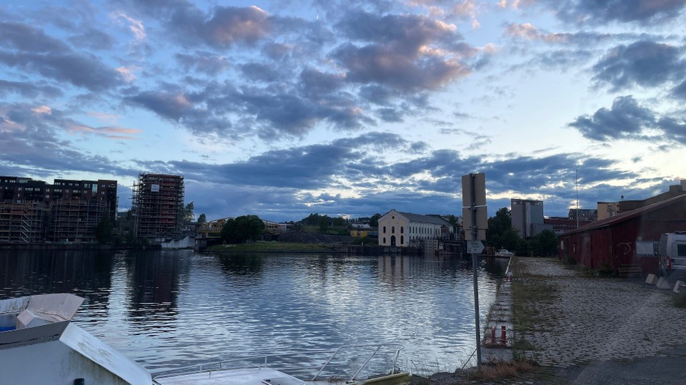 Norwegen - Skien - Unser Stellplatz am Hafen von Skien