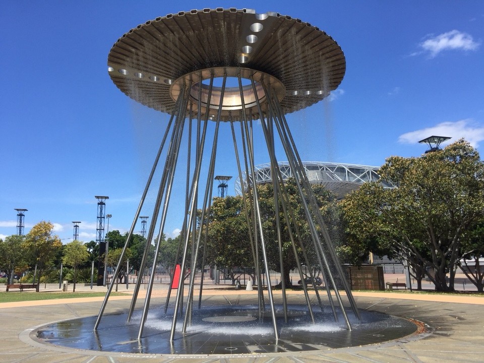 Australien - Sydney Olympic Park - Denkmal für die Medaillen Gewinner