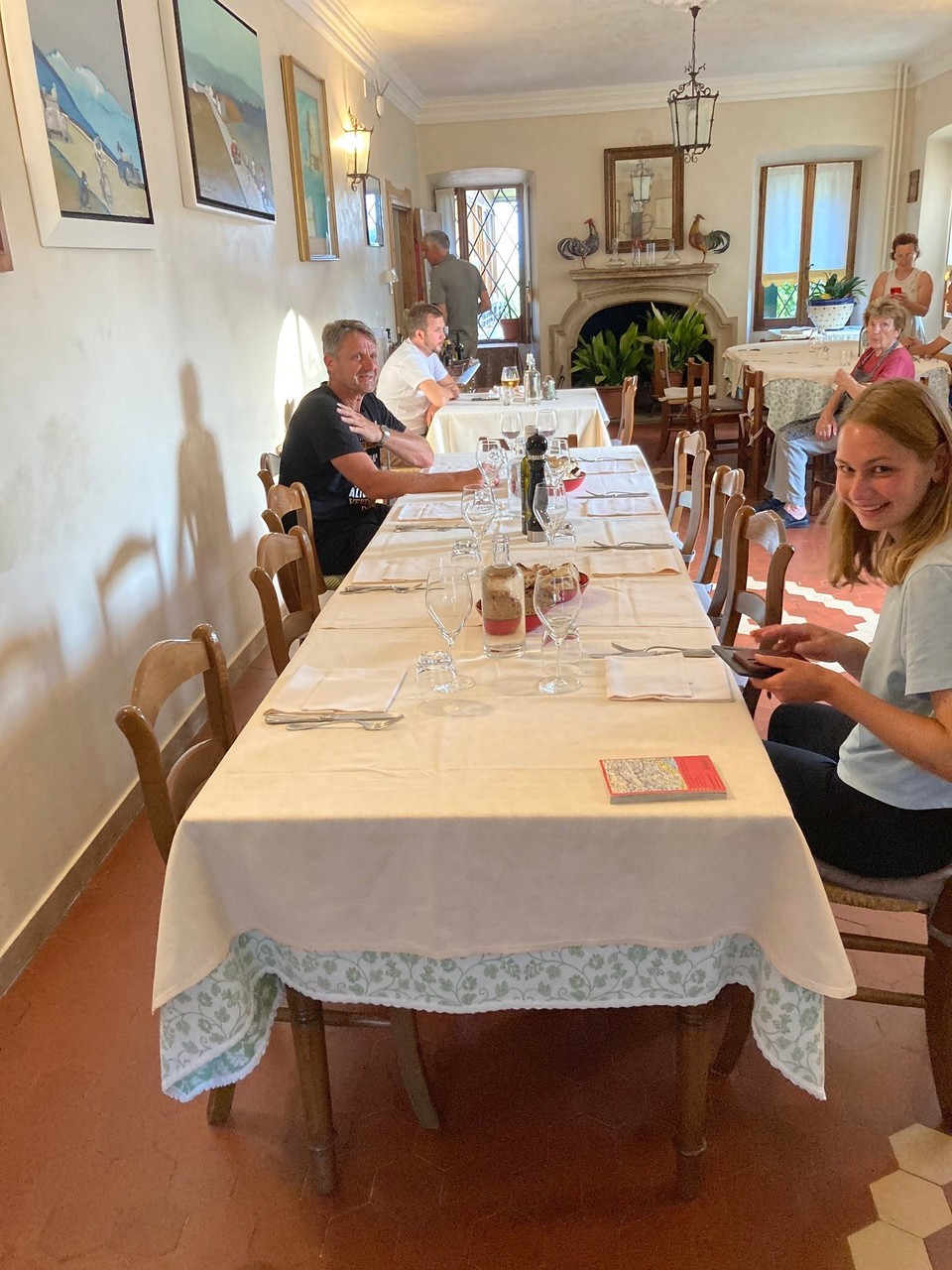 Ort bestimmen … -  - Abendessen in der Runde der Venedig Wanderer (5 fehlen noch)