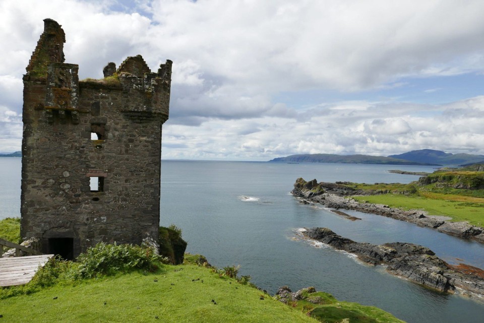 Vereinigtes Königreich - Kerrera - Burgruine von Kerrera