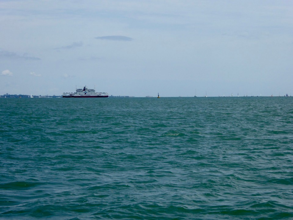 United Kingdom - Southsea - …and ferries travelling from the mainland to the Isle of Wight…