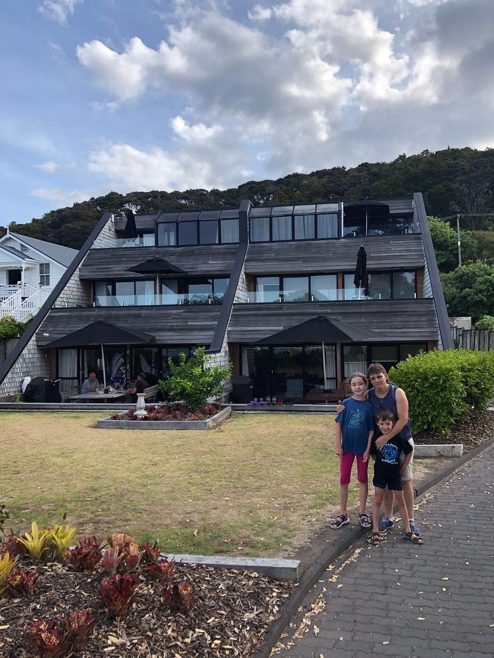 Neuseeland - Paihia - Vor unserer Wohnung.
