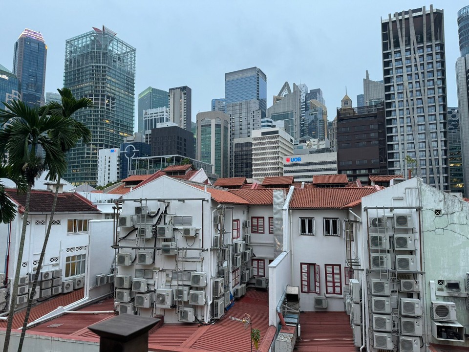 Singapur - Singapur - imna versteckta Gässli gsehts scho andrscht us...