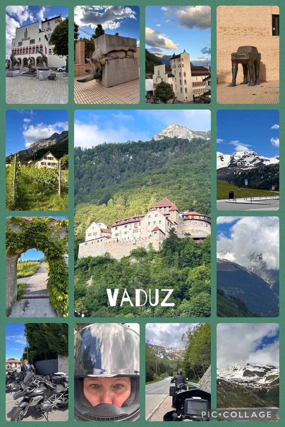 Liechtenstein - Vaduz - 3. Tag auf der Rückreise 
