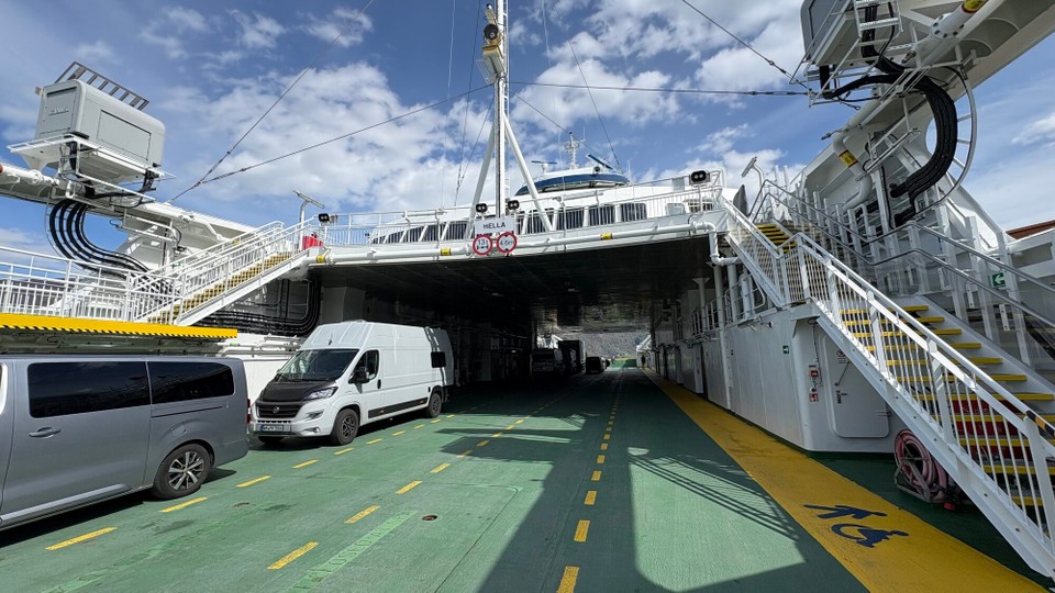 Norwegen - Nessane - Rauf auf die Fähre…