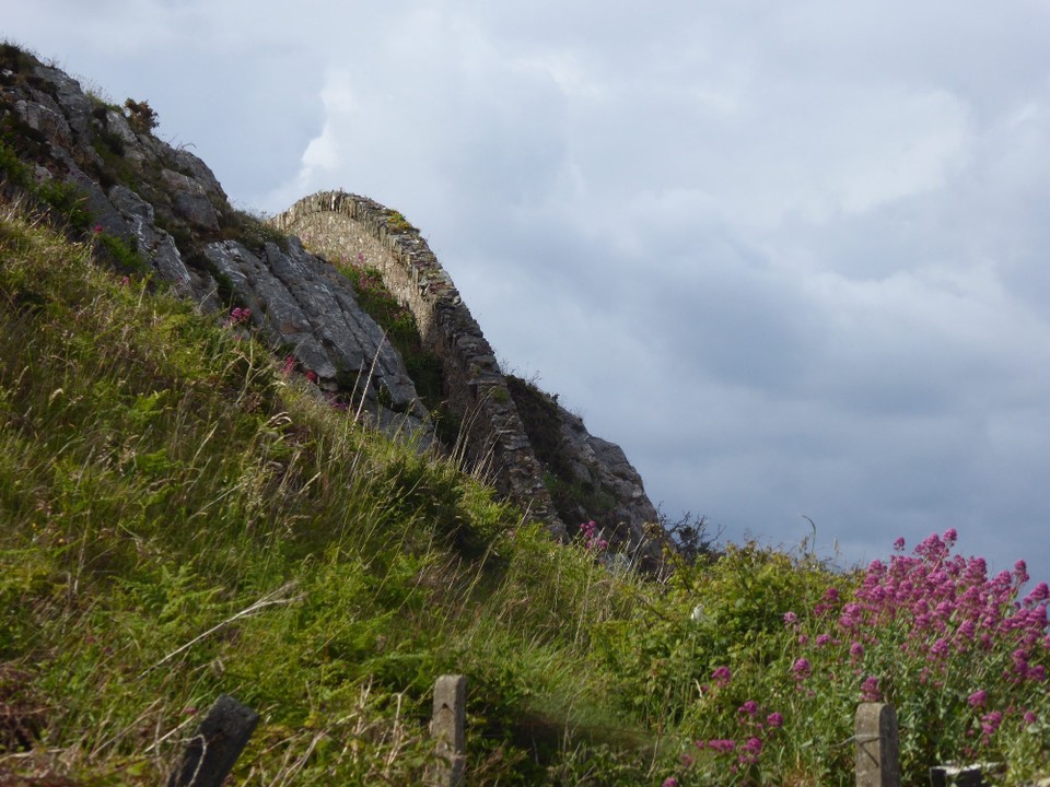 Ireland - Bray - So impressed by this stone walling.