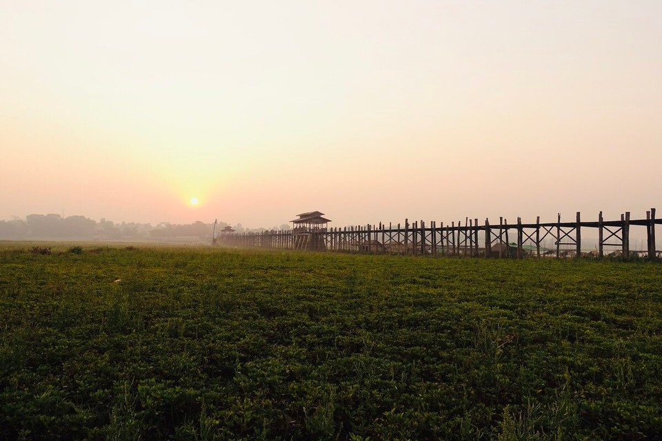 Myanmar (Burma) - Mandalay - U bein bridge