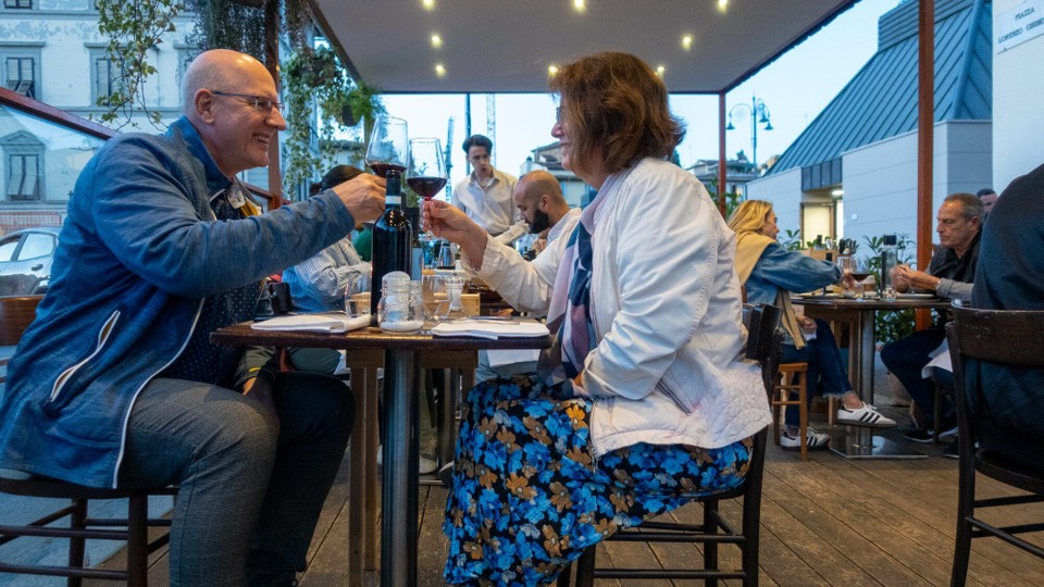 Italien - Florenz - Und abends lecker essen gehen.