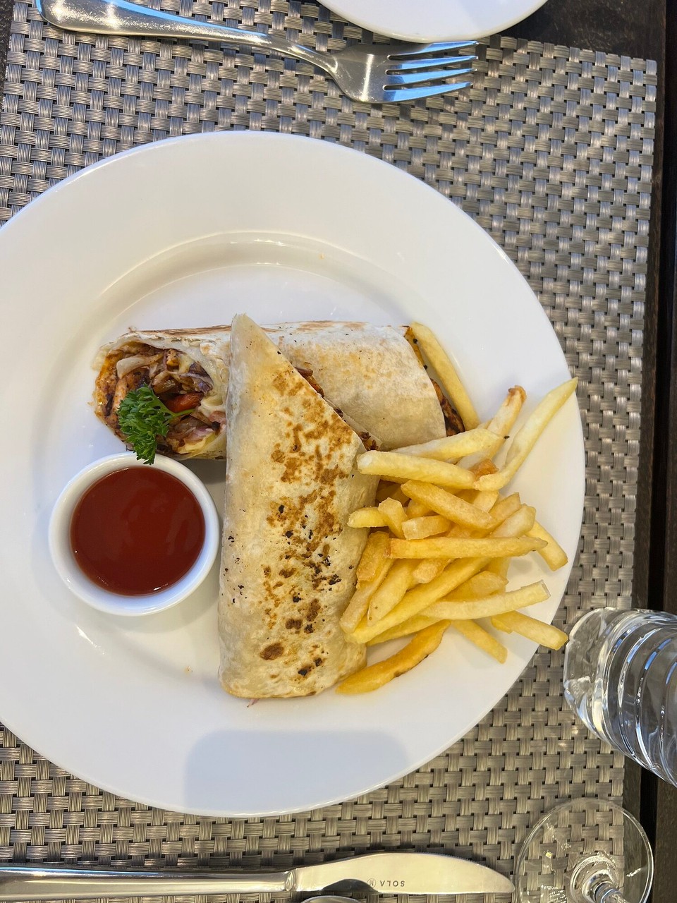 Sri Lanka -  - Chicken and Cheese Wrap