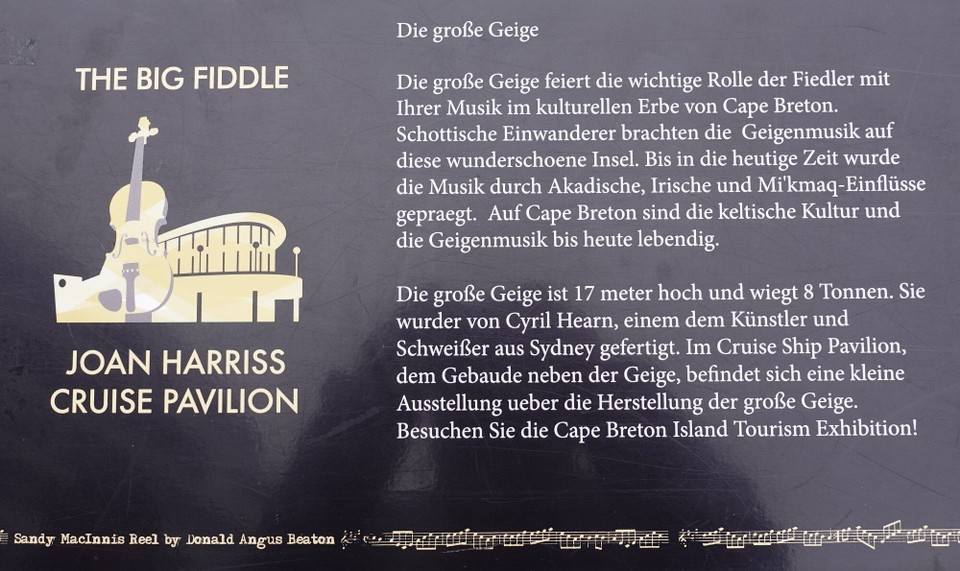 Kanada - Sydney - Scheld Explikatioun Gei