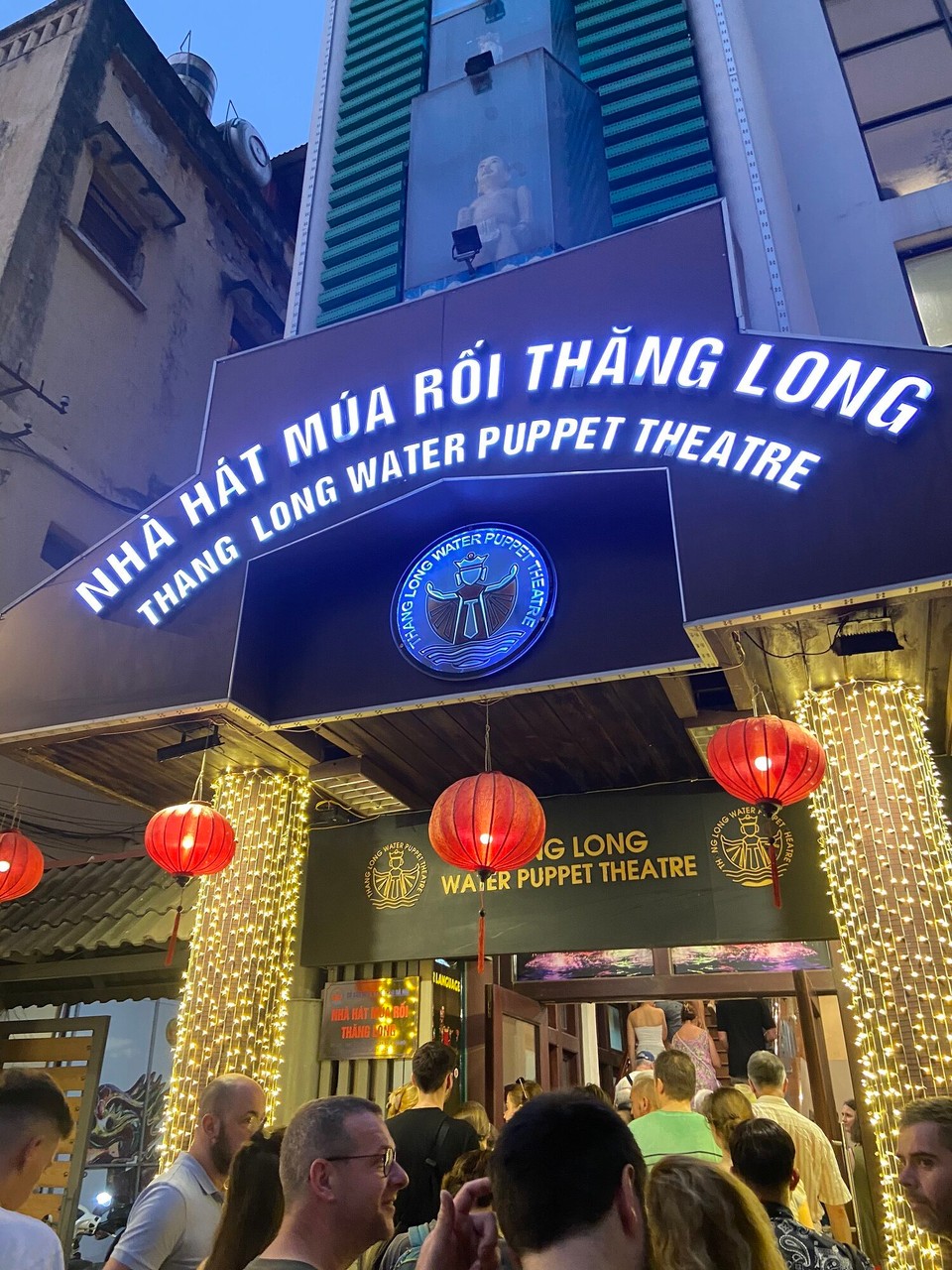 Vietnam - Hanoi - This is the water puppet theatre. The queue for the ticket is pretty long. It’s better to go early. Alternatively, you can buy the ticket from Klook but you have to take the physical ticket at the tour company which is 500m away. 