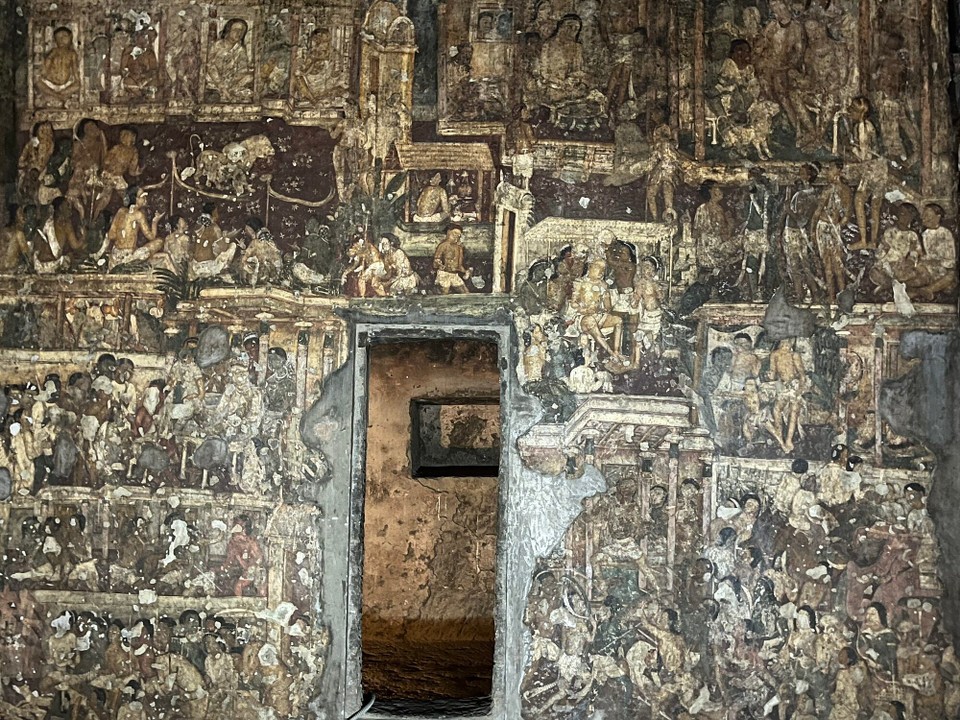 Indien - Ajanta - Wandmalereien 