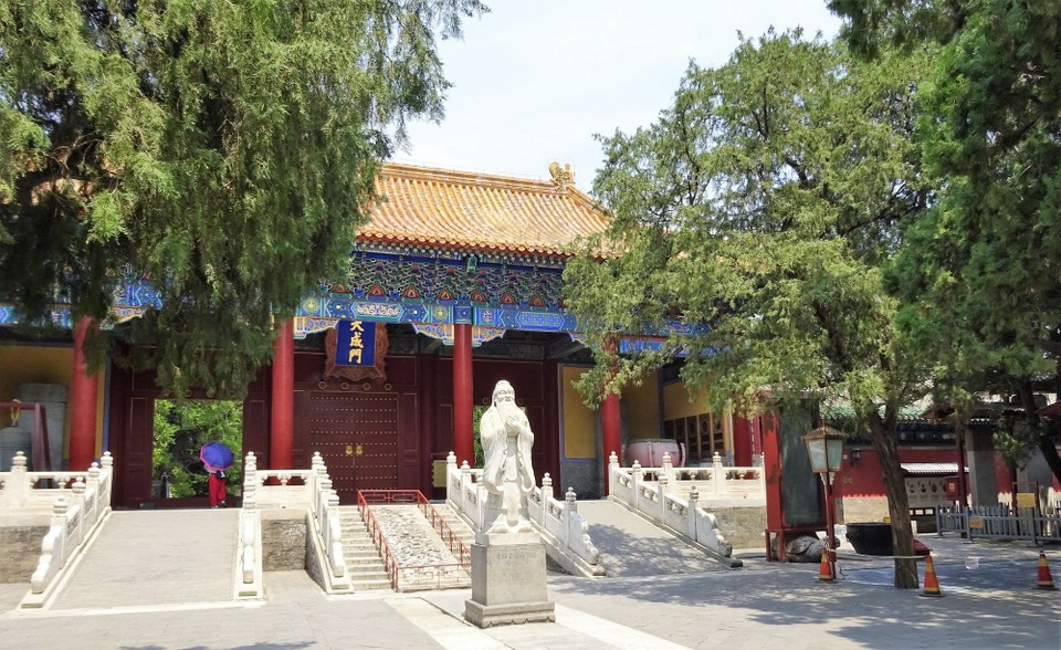 China - Beijing - The Confucius Temple (with the man himself)