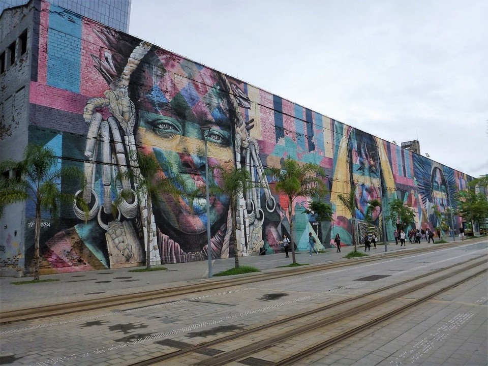 Brasilien - Rio de Janeiro - Die längste Graffitiwand der Welt