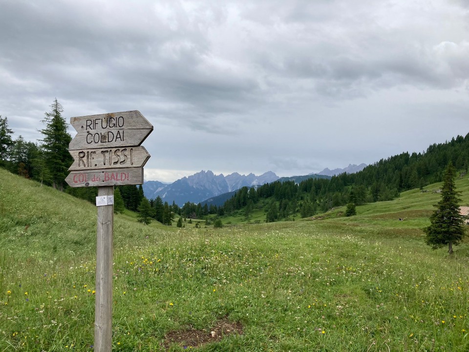 Ort bestimmen … -  - Auf dem Joch
