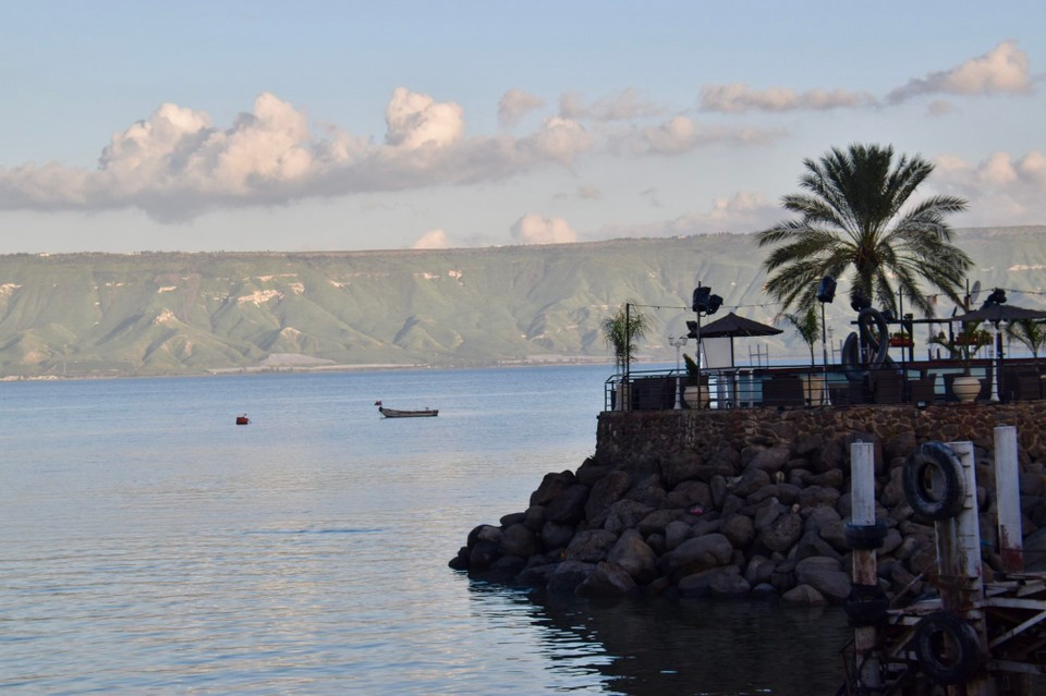 Israel - Tiberias - Tiberias am Westufer des Sees Genezareth, unser Tagesziel ist erreicht.