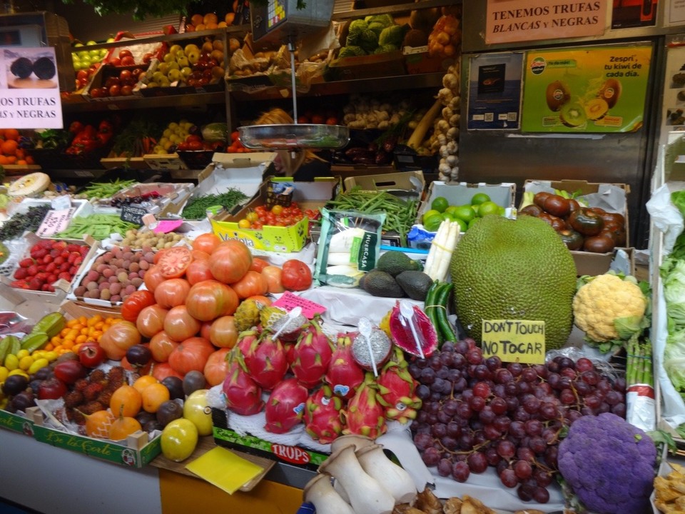 Spanien - Málaga - In der Markthalle war richtig Frische zu sehen