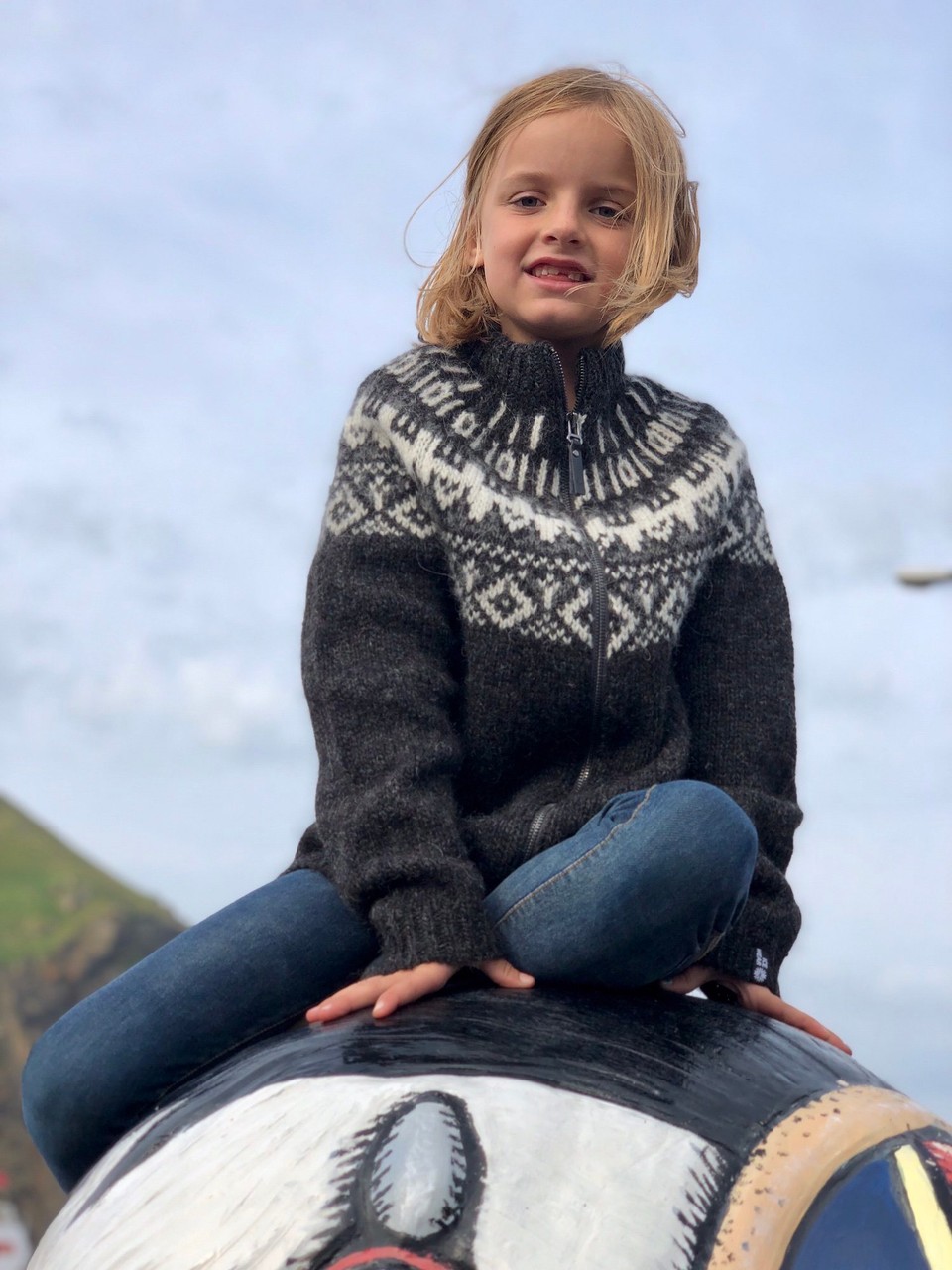 Island - Vestmannaeyjar - So. Schon wieder im Griff die Haare…