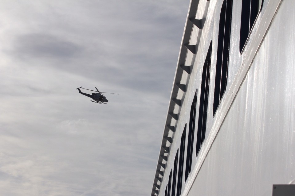  -  - Aber dann wurde es traurig zum zweiten Mal mußte der Rettungshubschrauber kommen