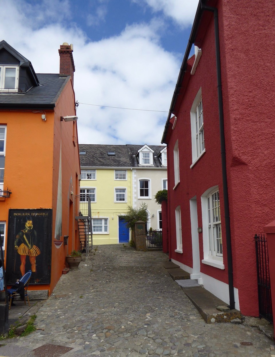 Ireland - Kinsale - An alley at the side of the Bulman Bar.