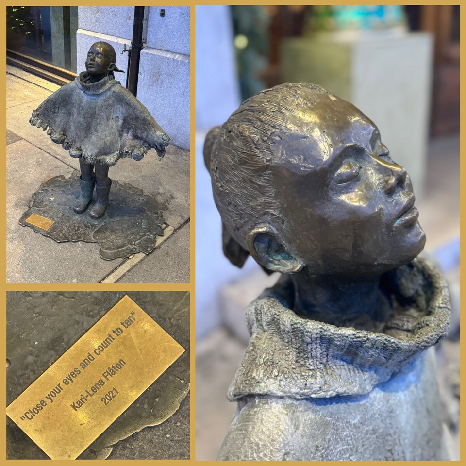 Norwegen - Oslo - Hat aber alles seinen Sinn... ohne den Weg wäre mir diese zauberhafte Skulptur entgangen...