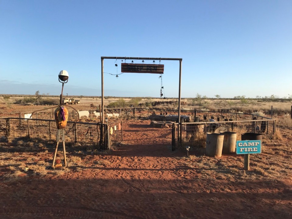 Australien - Exmouth - Unser Campingplatz in Giralia 