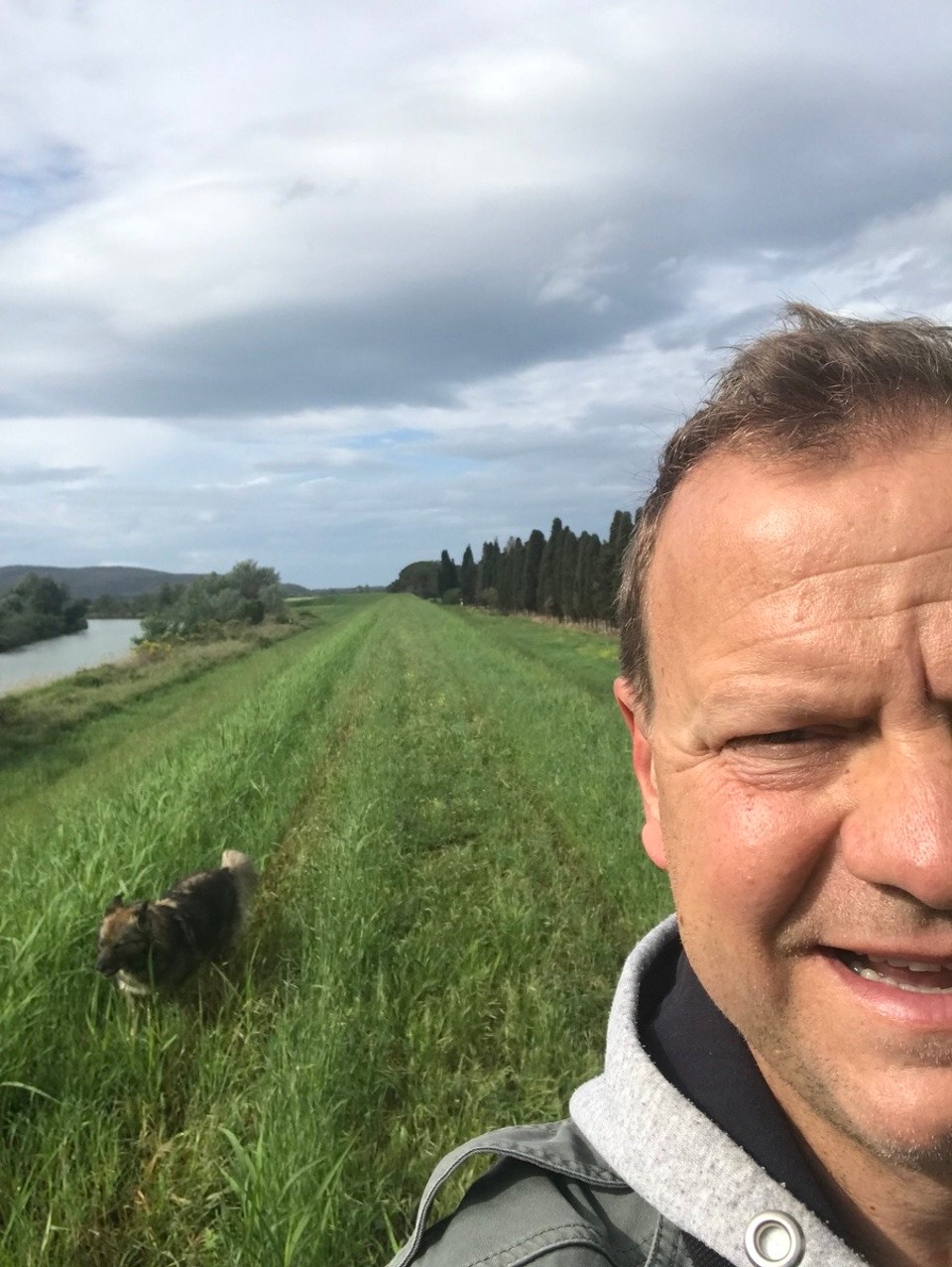 Italien - Grosseto - Spaziergang auf dem Deich