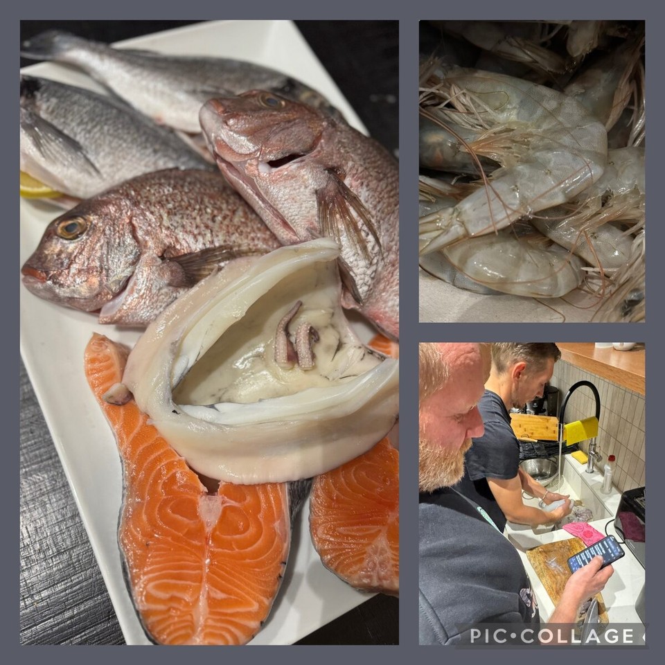 Griechenland - Skaleta - Catch of the day… Red snaper & Dorade