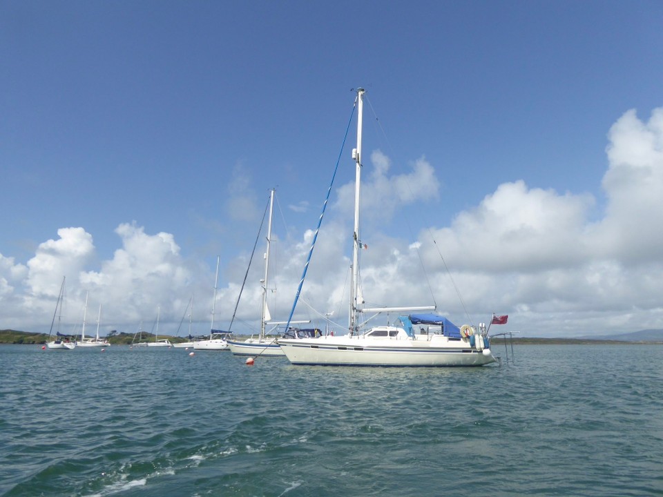 Ireland - Skibbereen - Another beautiful evening so we spent it aboard Avalon.