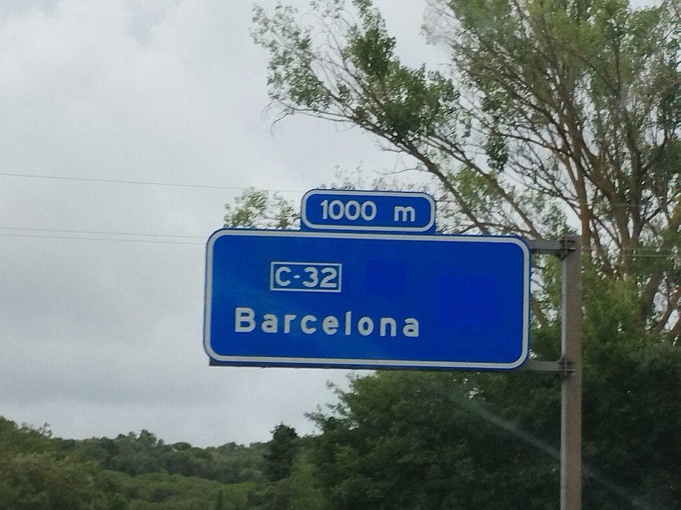Spanien - Malgrat de Mar - Richtung stimmt schon mal 😜😅