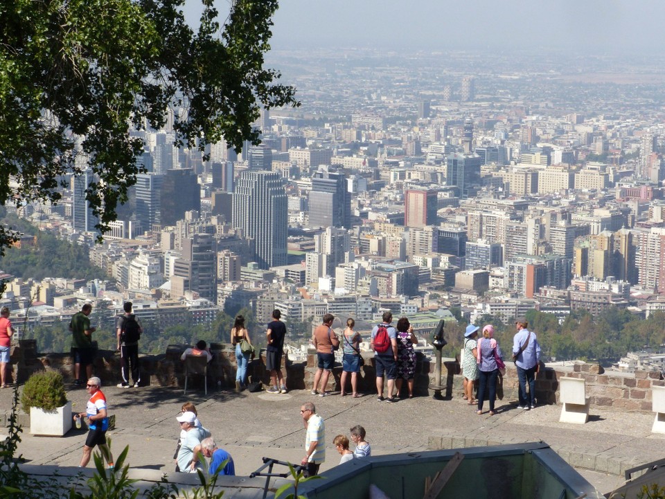 Chile - Santiago de Chile - Blick vom Cerro