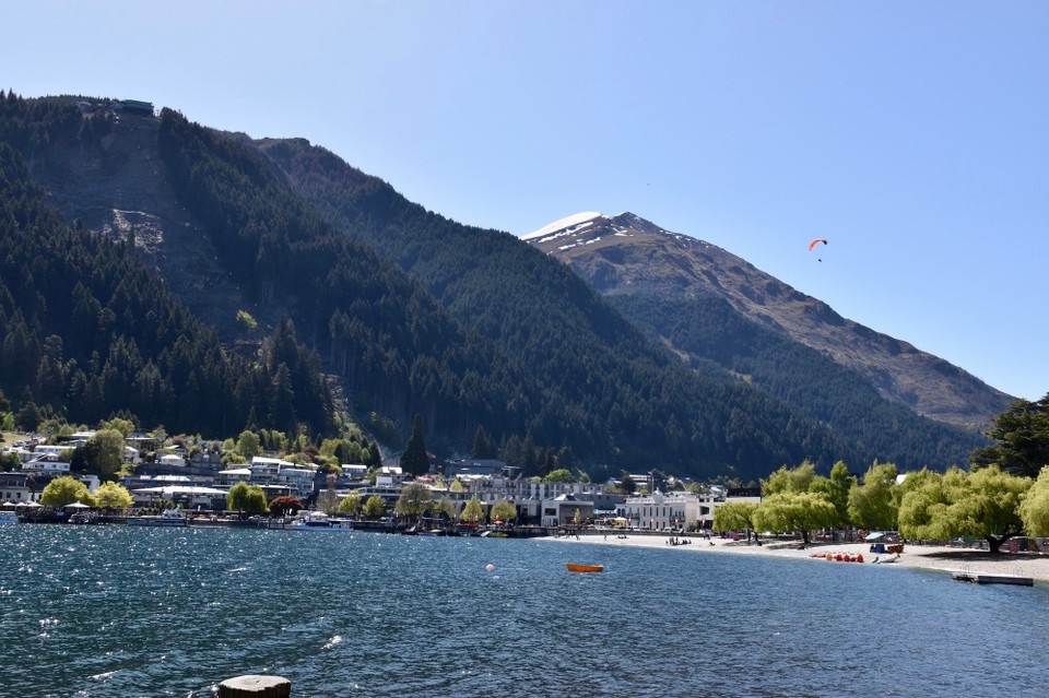 Neuseeland - Queenstown - Mit diesem schönen Ausblick wollen wir uns für heute verabschieden, morgen geht es früh weiter.