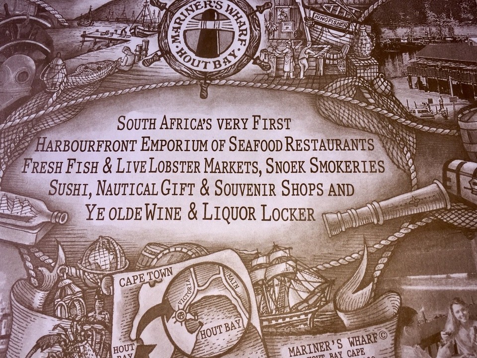 Südafrika - Cape Town - Marina Warf Houtbay super Fischrestaurant