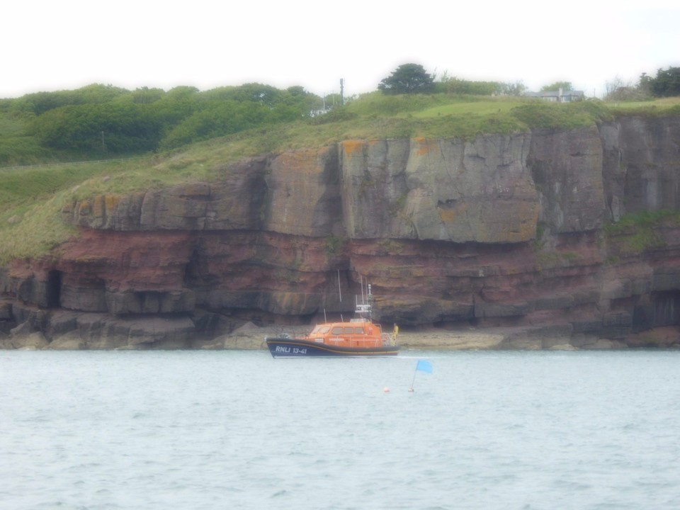 Ireland - Dunmore East - Approaching Dunmore East we were radioed by Rosslare Coastguard.  Using the wonders of AIS, they’d seen our position and contacted us because children had been blown away from the beach on a Lidl pink blow-up. Fortunately almost immediately the local lifeboat found the youngsters and the dinghy.