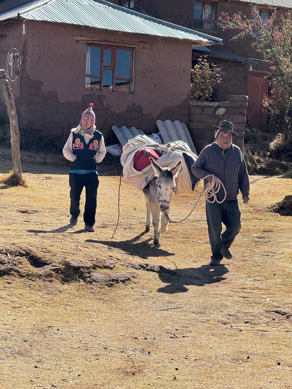 Peru - Puno - Gepäcktransport