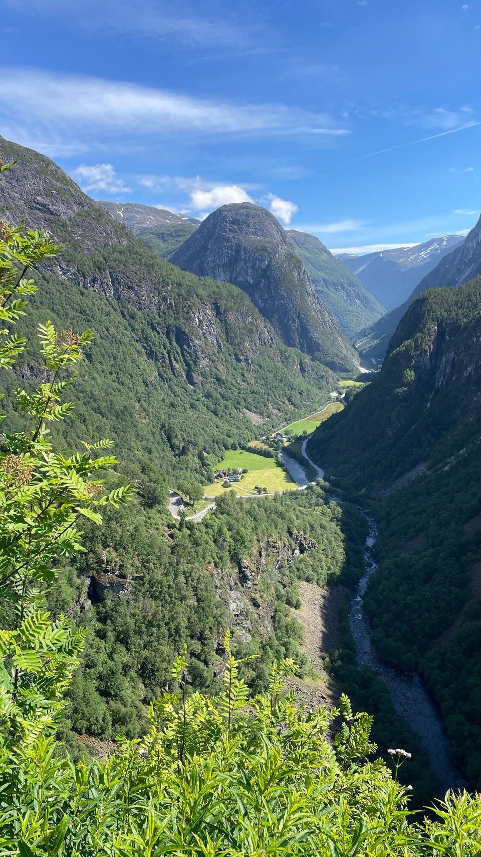 Norwegen - Flåm - Blick vom Hotel Stalheim