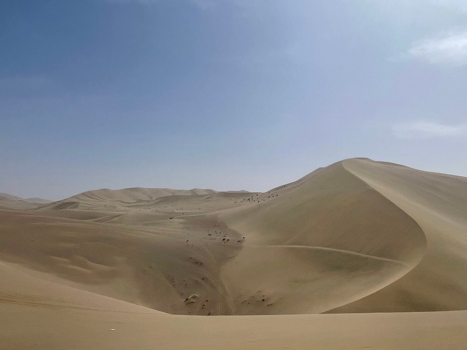 China - Jiuquan - En Tag i de Sanddüne