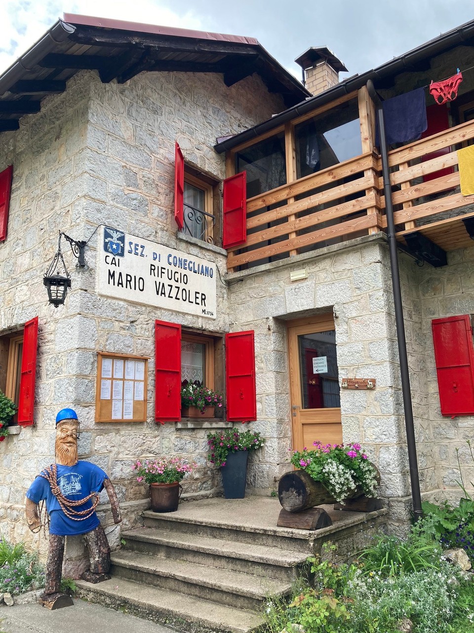 Italien - Agordo - Das Haupthaus Vazoller