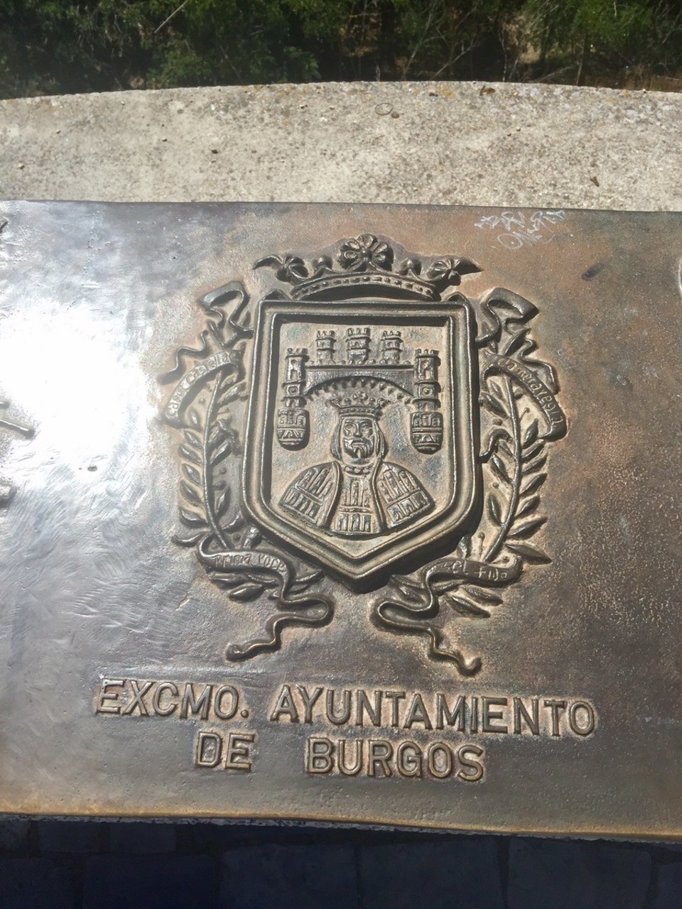  - Spain, Burgos, Plaza Mayor - Emblem of Burgos