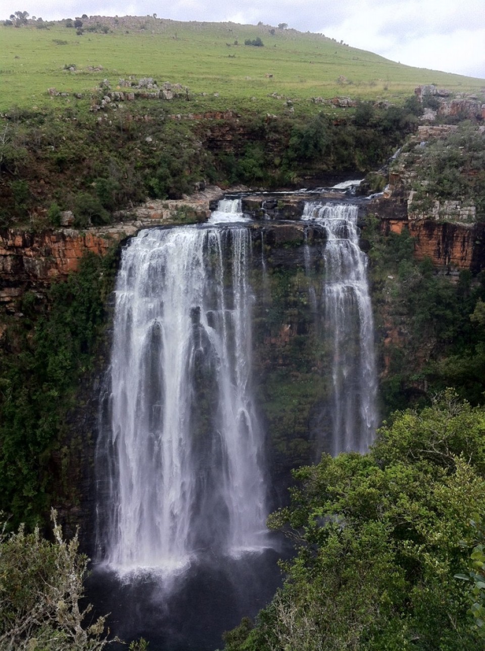 Südafrika - Sabie - Lisbon Waterfalls am Lisbon River, 94m tief.