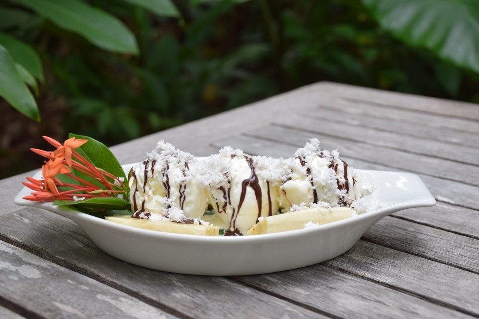 Cookinseln - Rarotonga - ... und ein Bananensplit-Eis!