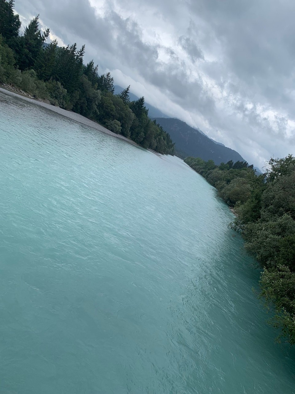 Österreich - Reutte - Jetzt fängt er doch an, der Regen. 