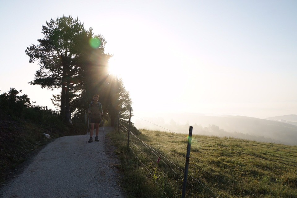 Spanien - Castroverde - Im Osten geht die Sonne auf