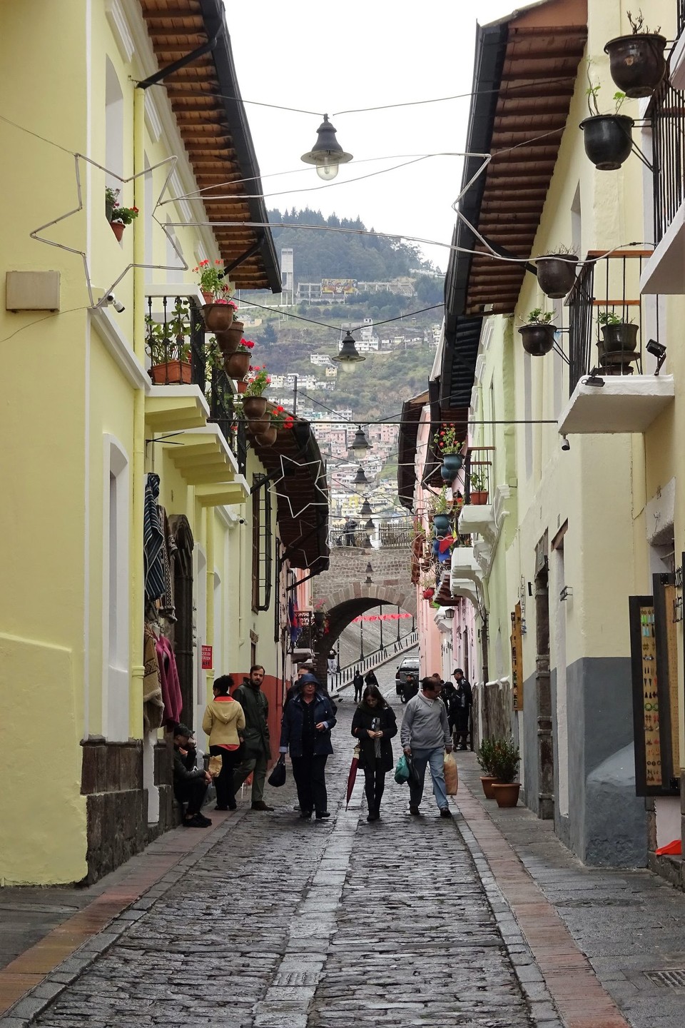 Ecuador - Quito - The "artsy" district of Quito old town