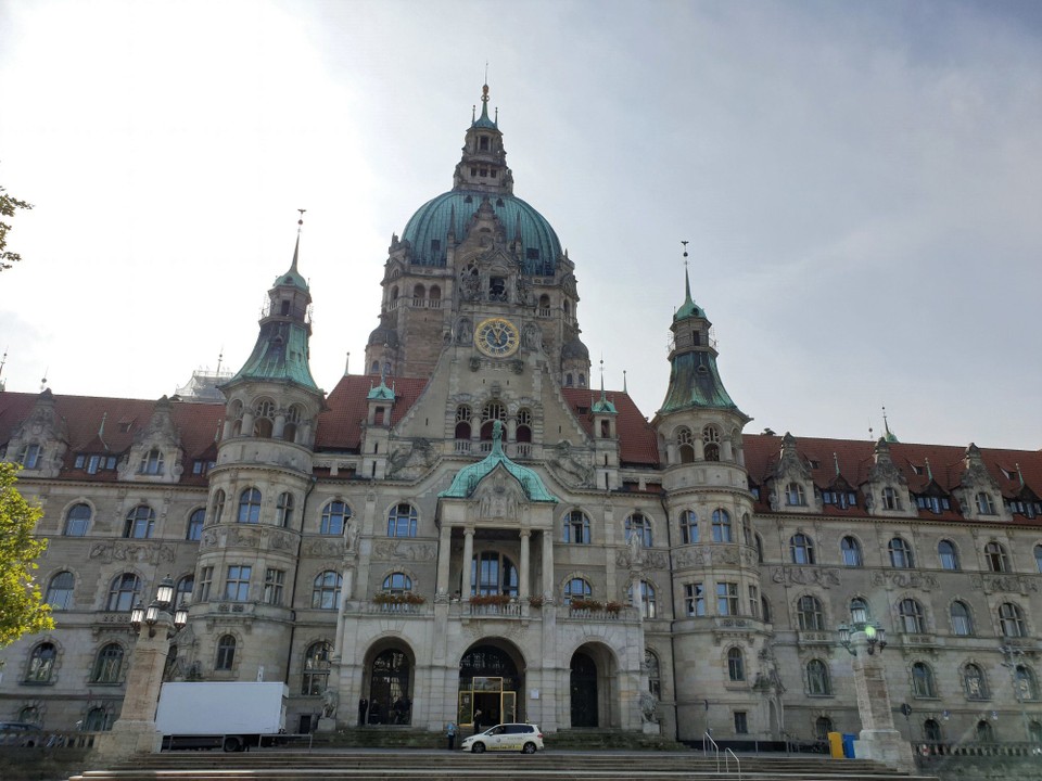 Germany - Hanover - Front of the New Town Hall